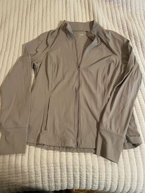 Avia Women's Light Taupe Zip-Front Jacket